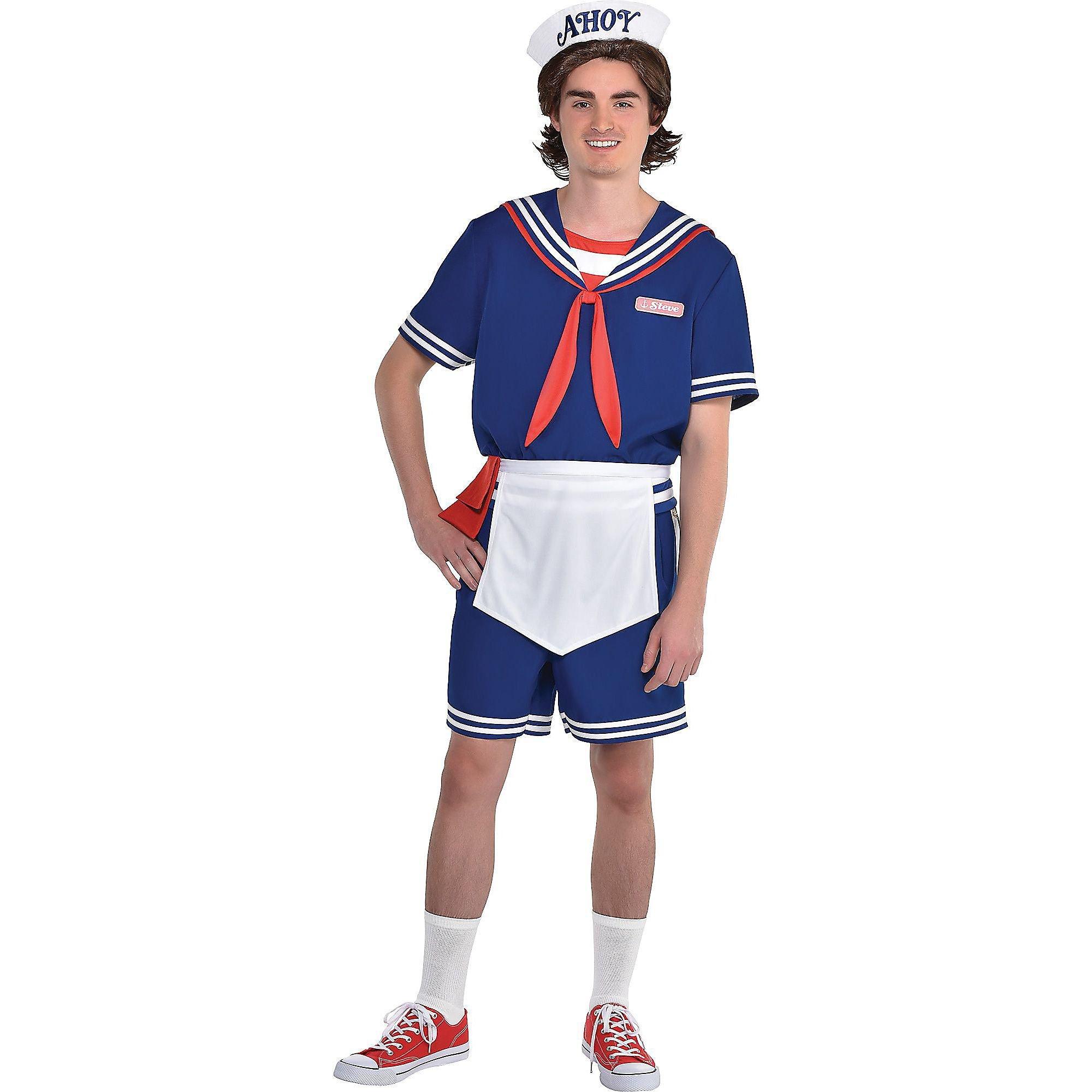 Adult Robin Scoops Ahoy & Steve Scoops Ahoy Couples Costumes